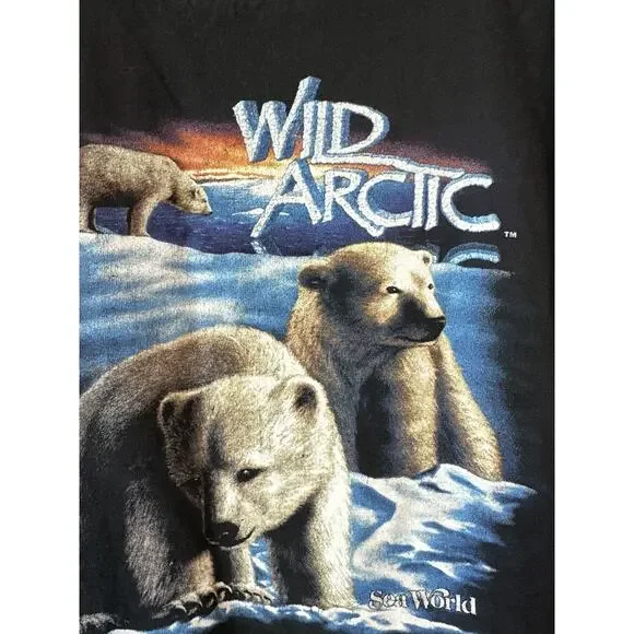 Vintage Single Stitch Sea World Wild Arctic Shirt - Picture 2 of 5